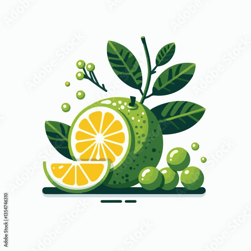 citrus, green, fresh, fruit, organic, food, tropical, background, closeup, juicy, nature, juice, ripe, healthy, vitamin, isolated, leaf, yellow, color, orange, natural, sweet, white, diet, object, veg