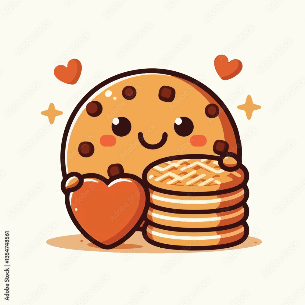 dessert, cookie, food, sweet, biscuit, bakery, background, chocolate, snack, delicious, homemade, candy, brown, chip, bake, cake, isolated, tasty, breakfast, pastry, closeup, fresh, vector, sugar, cru
