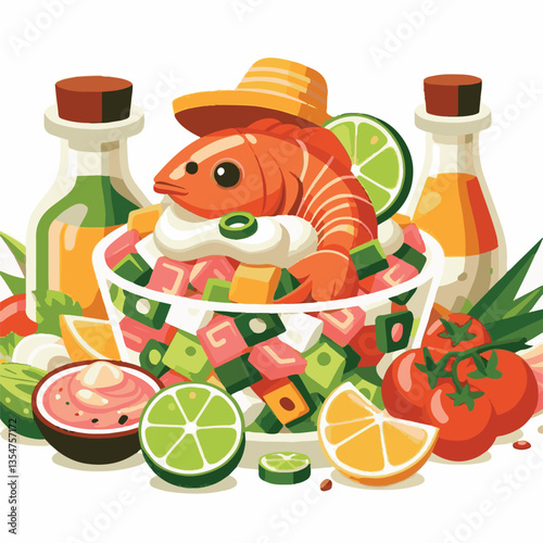 ceviche, food, seafood, gourmet, lime, fresh, meal, fish, appetizer, delicious, cuisine, citrus, peru, peruvian, restaurant, raw, cebiche, marinated, cilantro, onion, seviche, lunch, background, salad