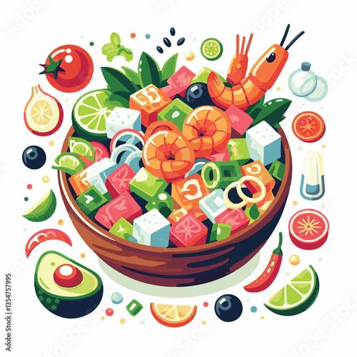 ceviche, food, seafood, gourmet, lime, fresh, meal, fish, appetizer, delicious, cuisine, citrus, peru, peruvian, restaurant, raw, cebiche, marinated, cilantro, onion, seviche, lunch, background, salad