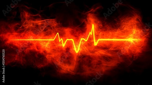 Fiery Heartbeat Pulse.