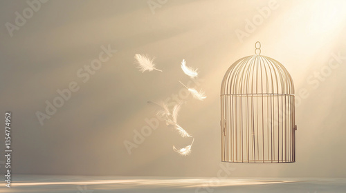 Freedom's Embrace: An empty...