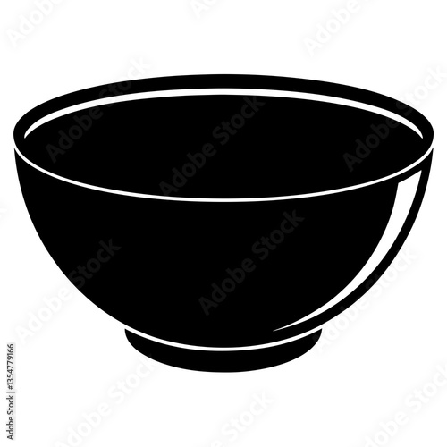 bowl on white background