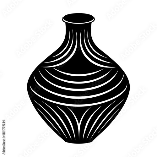 vase isolated on white