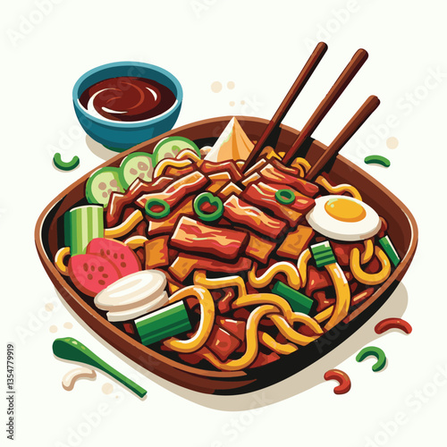 cuisine, delicious, traditional, meal, asian, food, dish, plate, singapore, dinner, malaysia, chinese, lunch, penang, stir, char, tasty, asia, teow, shrimp, noodles, sauce, noodle, hawker, popular, fr