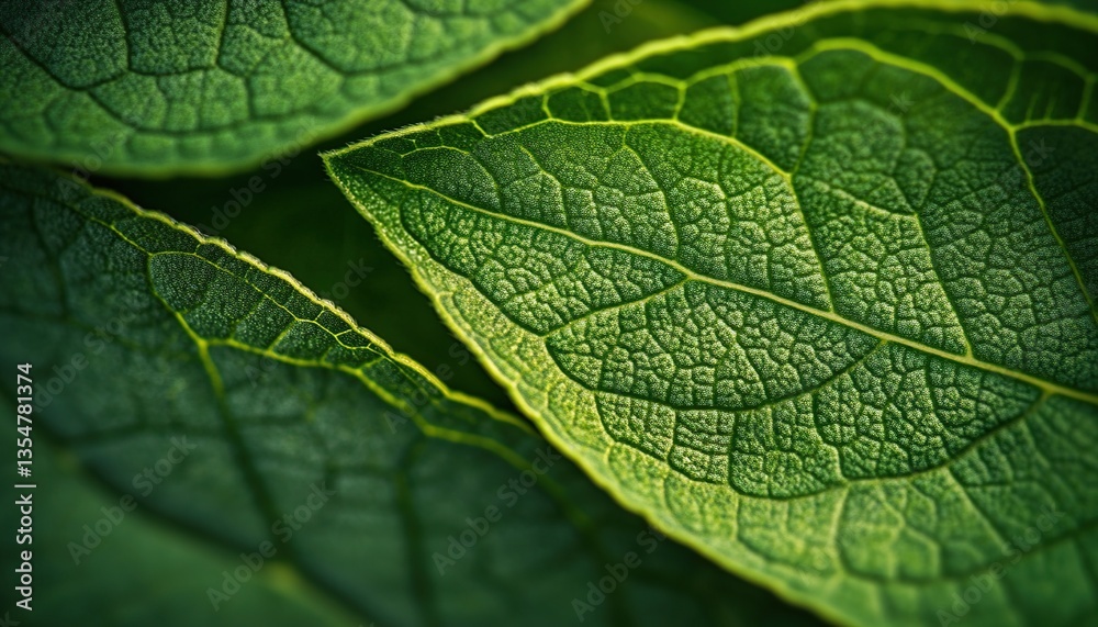 Close up Green Leaf Texture Close up Green Leaf Texture