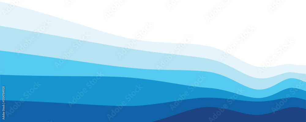 Sea waves layered vector background illustration and sea beach vector illustration. Sea waves layered vector background illustration and sea beach vector illustration.