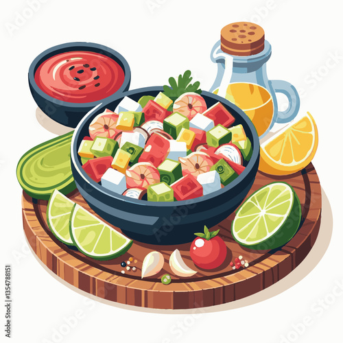 ceviche, food, seafood, gourmet, lime, fresh, meal, fish, appetizer, delicious, cuisine, citrus, peru, peruvian, restaurant, raw, cebiche, marinated, cilantro, onion, seviche, lunch, background, salad
