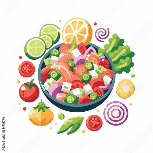ceviche, food, seafood, gourmet, lime, fresh, meal, fish, appetizer, delicious, cuisine, citrus, peru, peruvian, restaurant, raw, cebiche, marinated, cilantro, onion, seviche, lunch, background, salad
