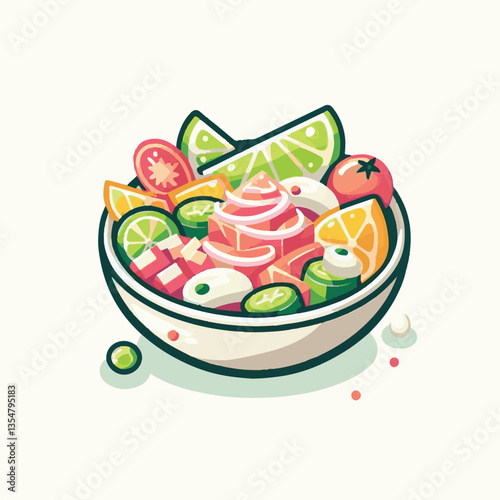 ceviche, food, seafood, gourmet, lime, fresh, meal, fish, appetizer, delicious, cuisine, citrus, peru, peruvian, restaurant, raw, cebiche, marinated, cilantro, onion, seviche, lunch, background, salad