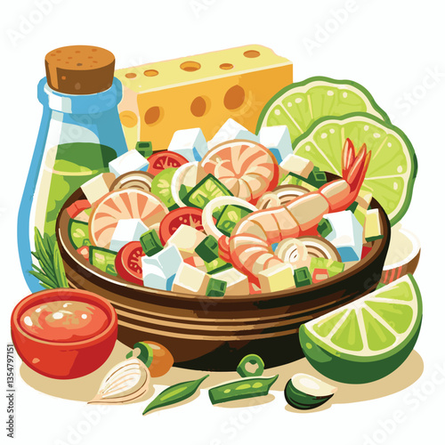 ceviche, food, seafood, gourmet, lime, fresh, meal, fish, appetizer, delicious, cuisine, citrus, peru, peruvian, restaurant, raw, cebiche, marinated, cilantro, onion, seviche, lunch, background, salad