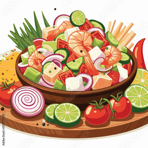 ceviche, food, seafood, gourmet, lime, fresh, meal, fish, appetizer, delicious, cuisine, citrus, peru, peruvian, restaurant, raw, cebiche, marinated, cilantro, onion, seviche, lunch, background, salad