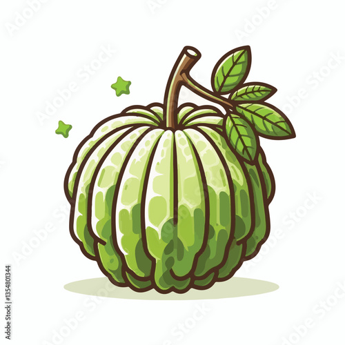 fresh, cherimoya, green, fruit, food, sweet, exotic, organic, ripe, tropical, healthy, custard, background, annona, custard apple, raw, delicious, white, seed, dessert, isolated, vegetarian, tasty, ag