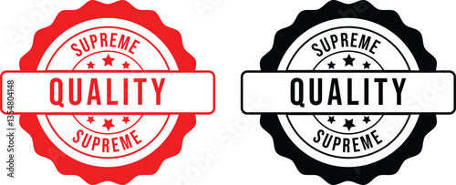Supreme quality stamp sign. Stamp with the words supreme quality. Modern stamp isolated. Stamp sign vector.