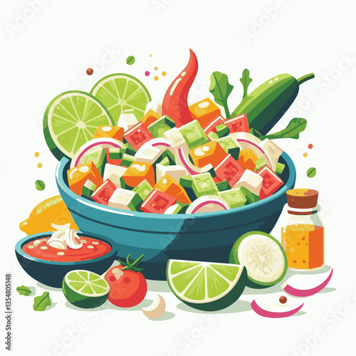 ceviche, food, seafood, gourmet, lime, fresh, meal, fish, appetizer, delicious, cuisine, citrus, peru, peruvian, restaurant, raw, cebiche, marinated, cilantro, onion, seviche, lunch, background, salad