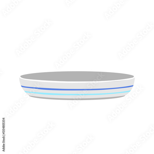 light blue plate