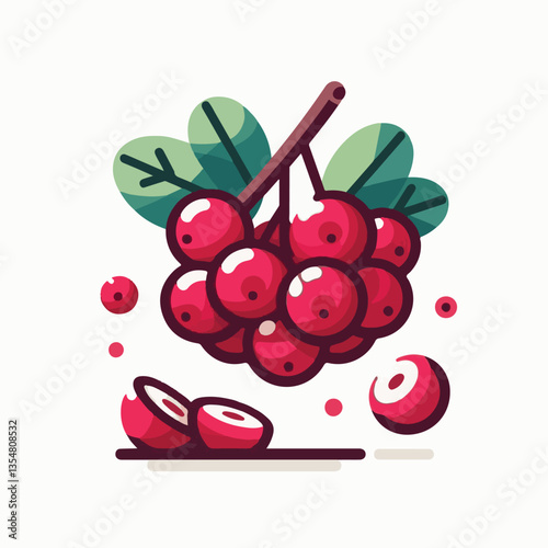 red, fruit, food, cranberry, ripe, berry, juicy, organic, background, fresh, isolated, healthy, group, sweet, green, cowberry, lingonberry, leaves, white, raw, vitamin, cranberries, leaf, berries, nat