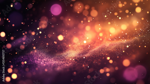 Abstract fiber optics background featuring glowing light spots symbolizing data transmission