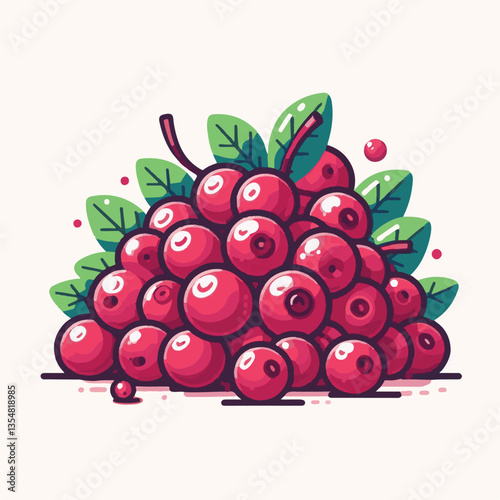 red, fruit, food, cranberry, ripe, berry, juicy, organic, background, fresh, isolated, healthy, group, sweet, green, cowberry, lingonberry, leaves, white, raw, vitamin, cranberries, leaf, berries, nat