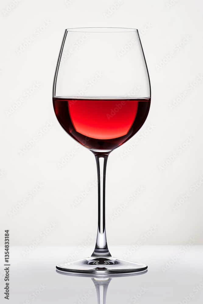 A beautiful red wine glass elegantly filled with rich, deep red wine, set against a soft, neutral background. A beautiful red wine glass elegantly filled with rich, deep red wine, set against a soft, neutral background.