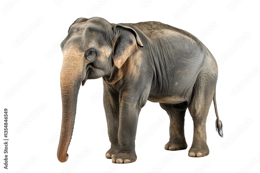 Fototapeta premium elephant isolated on PNG. cut out