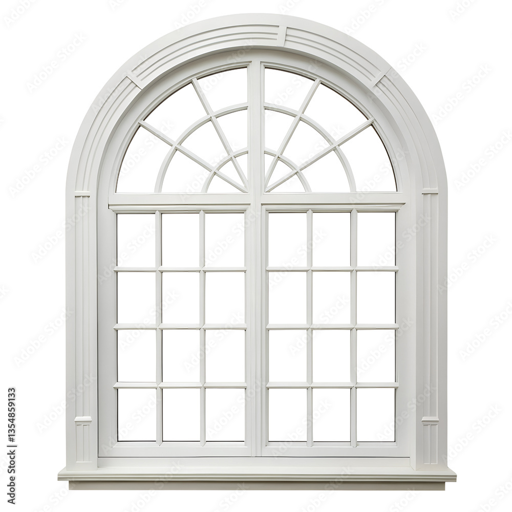 Fototapeta premium window on a white background png image 