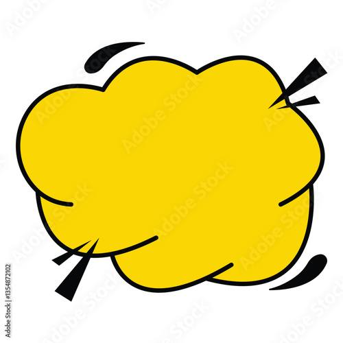 Comic Shape Vector Design