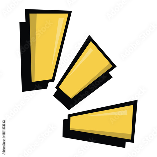 Comic Shape Vector Design