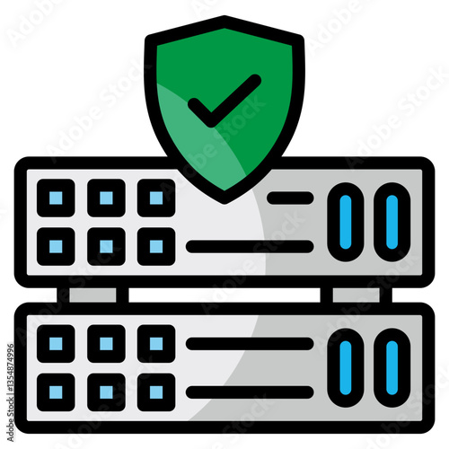 Ddos Protection  Icon Element For Design