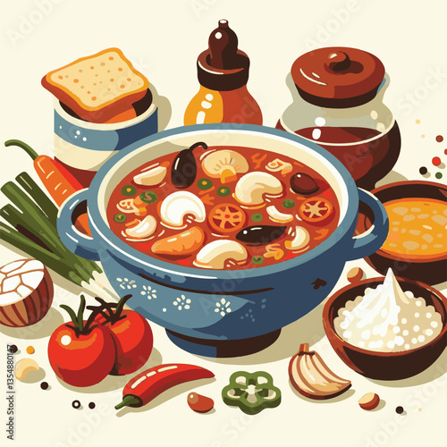 food, chowder, soup, meal, cuisine, delicious, creamy, lunch, potato, bowl, seafood, cream, vegetable, dinner, fresh, gourmet, hot, white, american, fish, clam, dish, milk, bread, healthy, parsley, co