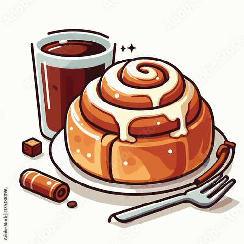 breakfast, bakery, dessert, roll, delicious, cinnamon, sweet, food, snack, bread, bun, pastry, spiral, tasty, cake, sugar, icing, fresh, dough, homemade, cinnamon roll, cream, background, bake, glazed