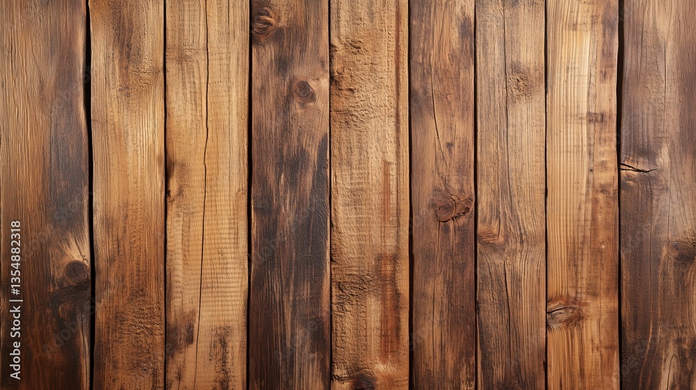 Fototapeta premium Aged rustic wood with deep cracks and a textured finish