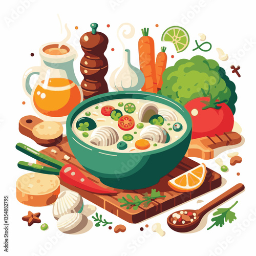 food, dinner, chowder, delicious, clam, bowl, soup, meal, lunch, seafood, gourmet, healthy, potato, creamy, cream, fresh, shellfish, white, cuisine, dish, parsley, bread, spoon, milk, hot, background,