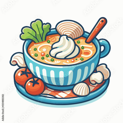 food, dinner, chowder, delicious, clam, bowl, soup, meal, lunch, seafood, gourmet, healthy, potato, creamy, cream, fresh, shellfish, white, cuisine, dish, parsley, bread, spoon, milk, hot, background,