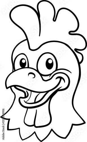 Chicken Cartoon Rooster Coc...