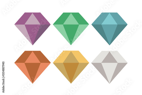 A stunning assortment of isolated crystals, gemstones, and precious stones, including diamonds, amethysts, emeralds, and sapphires

