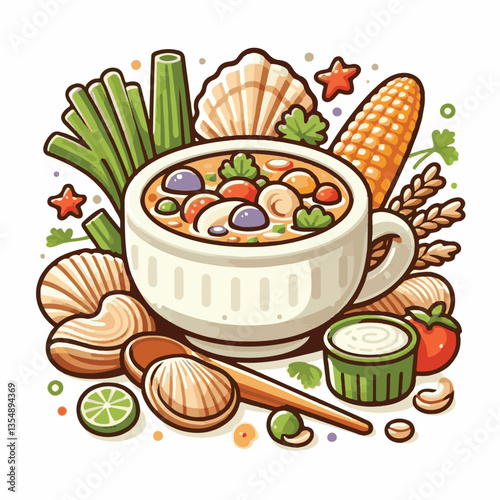 food, dinner, chowder, delicious, clam, bowl, soup, meal, lunch, seafood, gourmet, healthy, potato, creamy, cream, fresh, shellfish, white, cuisine, dish, parsley, bread, spoon, milk, hot, background,
