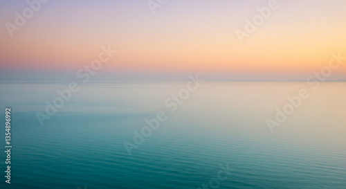 Wallpaper Mural Calm Sea at Sunset with Soft Pastel Sky Hues and Reflections Torontodigital.ca