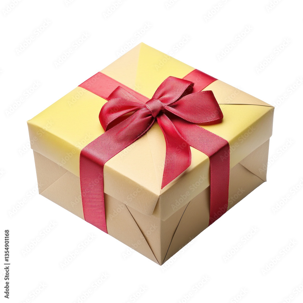 Obraz premium gift box isolated on white