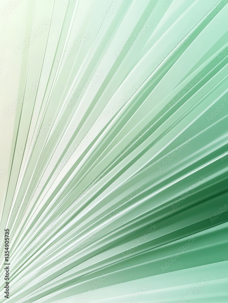 Obraz premium Green rays background with a light green gradient and sunburst pattern
