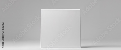 Wallpaper Mural White square blank canvas mockup design template. Torontodigital.ca