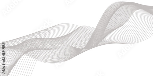 abstract geometric white and grey blend line art can be used background, wall cloth.wallpaper.