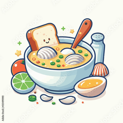 food, dinner, chowder, delicious, clam, bowl, soup, meal, lunch, seafood, gourmet, healthy, potato, creamy, cream, fresh, shellfish, white, cuisine, dish, parsley, bread, spoon, milk, hot, background,