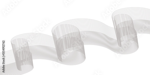 abstract geometric white and grey blend line art can be used background, wall cloth.wallpaper.