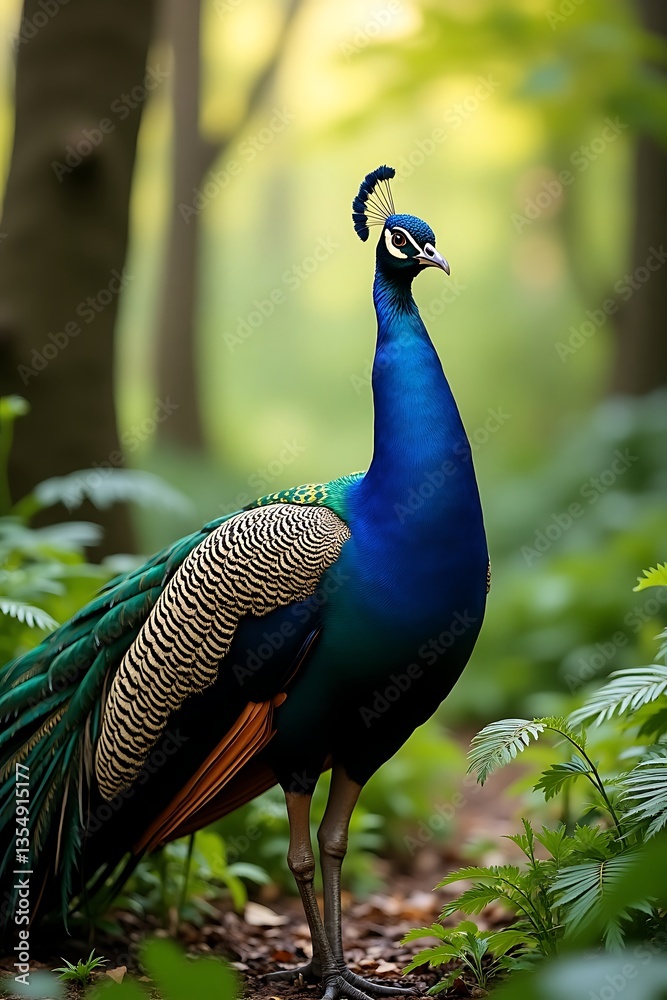 custom made wallpaper toronto digitalA beautiful peacock displaying its vibrant image