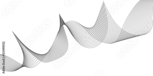 abstract geometric white and grey blend line art can be used background, wall cloth.wallpaper.