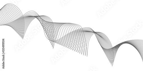 abstract geometric white and grey blend line art can be used background, wall cloth.wallpaper.