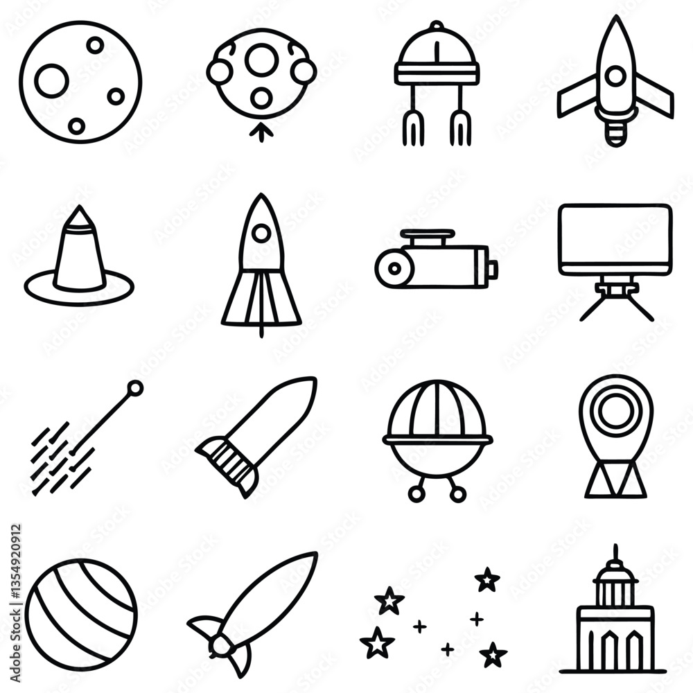 Science icons set offers a collection of vector icons