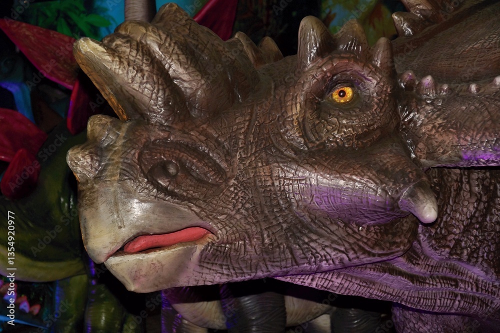Fototapeta premium Jurassic Park Impressions - World of the Dinosaurs
