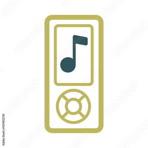 Mp3 player vector flat icon